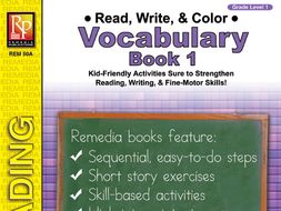 Read, Write, & Color: Vocabulary 1