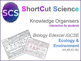 Ecology Environment Knowledge Organisers