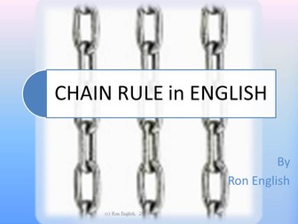 Chain Rule with a table method