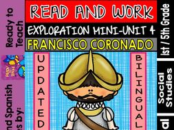 Exploration Mini-Unit 4 - Francisco Coronado - Read and Work - Bilingual