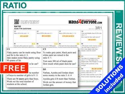 GCSE 9-1 Revision (Ratio)