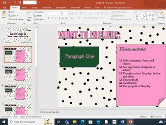 GCSE Drama Live Theatre Review