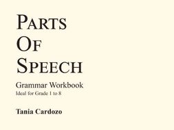 Parts of Speech Workbook from BeeOne Books