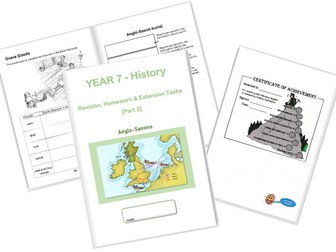 Anglo-Saxons Homework Booklet