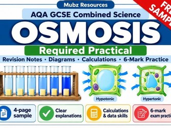 FREE AQA GCSE Osmosis Required Practical