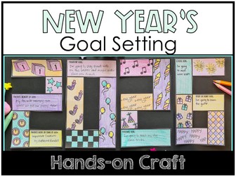 2026 Goal Setting Craft New Year Resolutions Activity KS2
