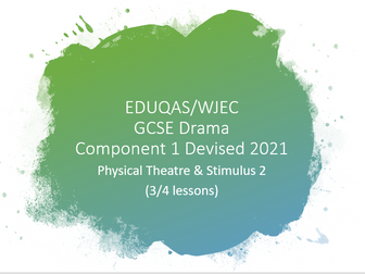 WJEC Eduqas GCSE Drama Component 1 2021 Stimulus 2