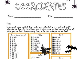 ST Maths - Halloween Coordinates