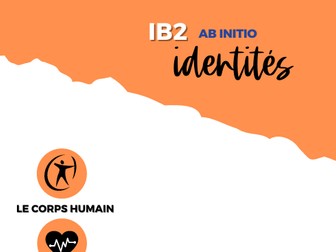 French Vocabulary List Identities IB2 - Ab Initio