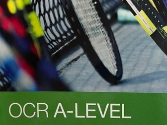 OCR ALEVEL PE Injury Prevention & Rehabilitation