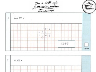 Year 6 SATs Arithmetic: Spot the Mistakes Worksheet – Identify Errors & Common Misconceptions