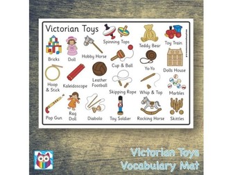 Victorian Toys Word Mat