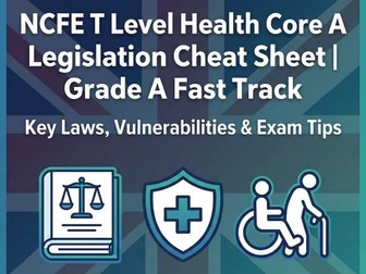 NCFE T Level Health Core A Cheat Shee
