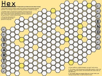 Food Preparation and Nutrition Revision Game (Hex)