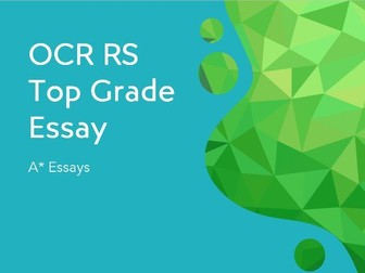 A Level RS A* Essay -Ontological Argument