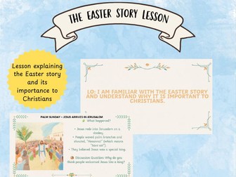 The Easter Story Lesson