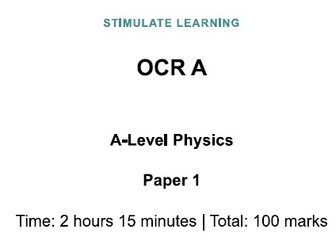 OCR A A-Level Physics Papers 1–3 Set 2