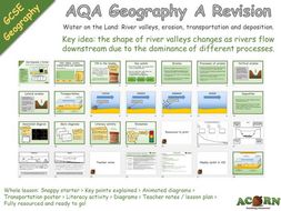Whole lesson / Revision - Geography - AQA Geography A - Water on the Land