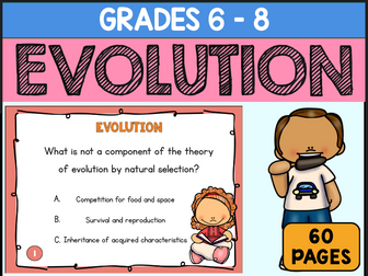 Evolution Task Cards Natural Selection Fun Activities