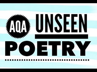 Unseen Poetry Practice (AQA) Lemn Sissay