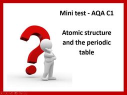 table 2018 chemistry gcse periodic aqa 2018 C1 GCSE Trilogy AQA Chemistry/ Science Atomic new