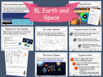 8L Earth and Space *BUNDLE* Exploring Science