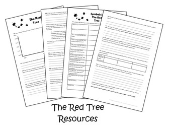 The Red Tree - Shaun Tan - Worksheets