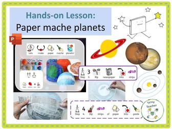 Hands-on SEN Science Lesson: Paper mache planets