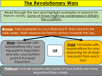 Why did France win the Revolutionary Wars?
