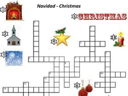 spanish crossword navidad christmas