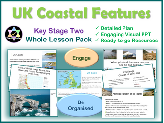 UK Coast Physical Features KS2 Geography Lesson