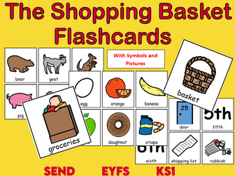 The Shopping Basket Flashcards /Visuals