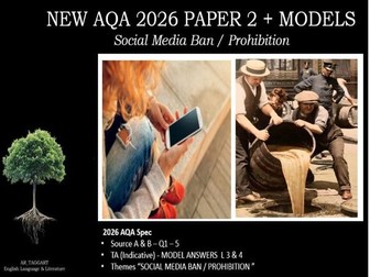 SOCIAL MEDIA BAN -  PAPER 2 |  2026 FULL MOCK  |  MODELS