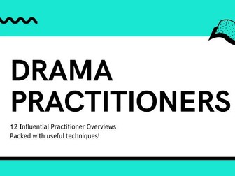 12 Drama Practitioners Pack