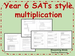ks2 year 6 sats maths revision multiplication word problems and