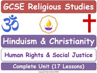 Hinduism & Christianity - Religion, Human Rights & Social Justice (17 Lessons)