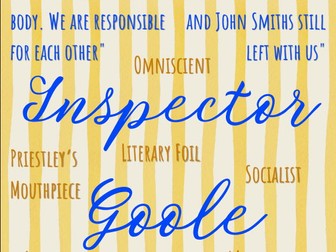 GCSE An Inspector Calls quote posters