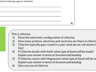 COVALENT BONDING GCSE 9-1.