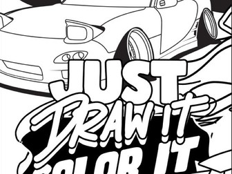100 Modified Cars Coloring Book Comprimido