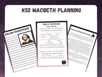 KS2 Shakespeare:  Macbeth English Unit - Poetry