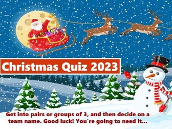 EPIC Christmas Quiz 2023