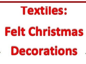 D.T. Christmas Decorations Project