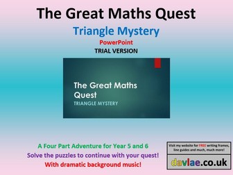 The Great Maths Quest - Triangle Mystery - Trial Version