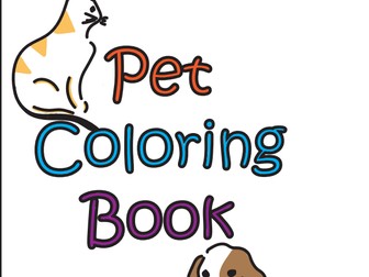 Pet Coloring Book