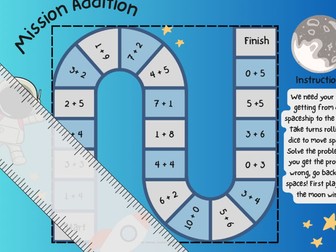 Mission addition maths game