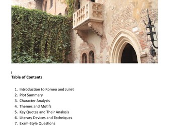 KS3 Study Guide: Romeo and Juliet
