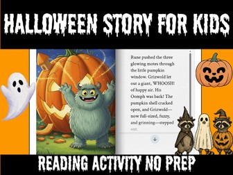 Grizwold and the Great Pumpkin Oomph: A Magical Halloween Adventure for Kids