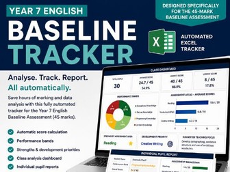 Automated Tracker for Year 7 English Baseline Assessment