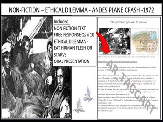 NON-FICTION  - ETHICAL DILEMMA  -  LORD OF THE FLIES - LINK