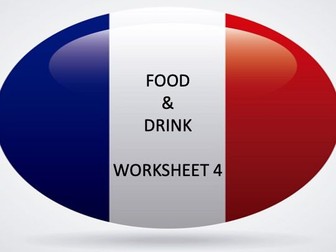 FR - Food & Drink - WORKSHEET 4